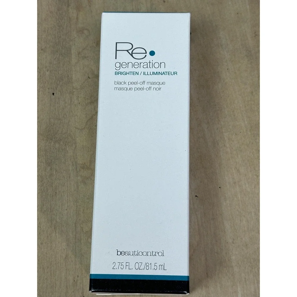 Beauticontrol Re.generation Black‎ Peel-Off Masque 2.75oz Brighten Clean Pores